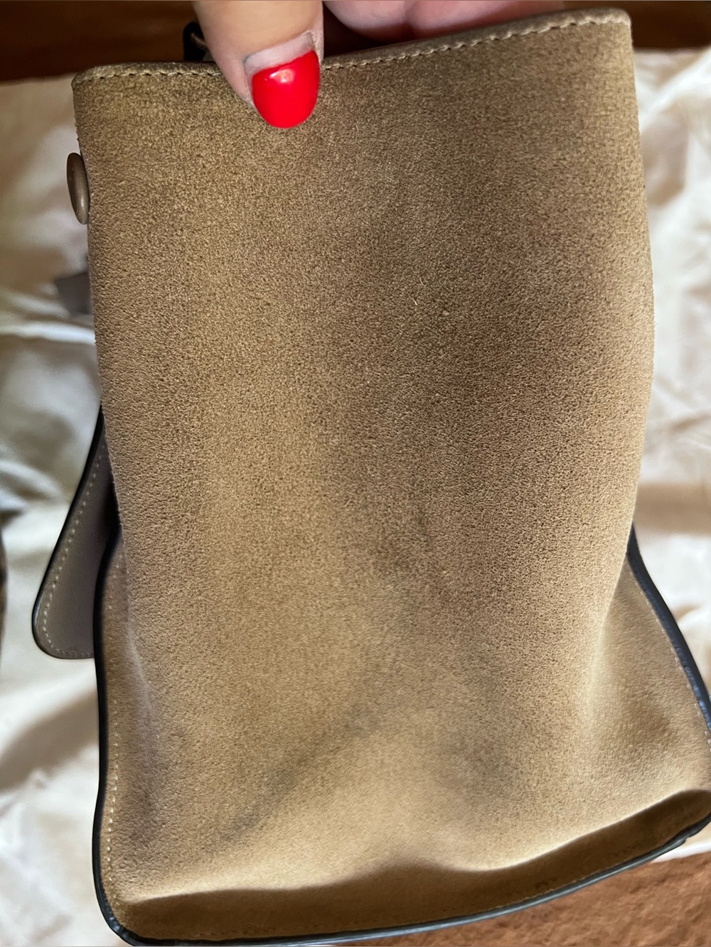 Celine $2950 nude medium trapeze tote - Picture 6 of 14